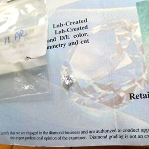 Lab-Created Princess Cut Diamond